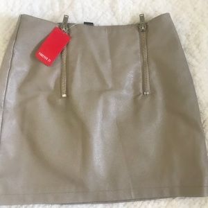 NWT Gray Mini Skirt
